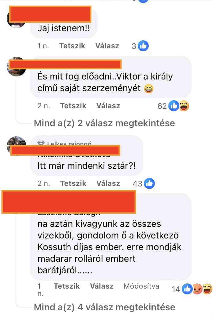 Nincs nagy öröm a médiaceleb fellépése kapcsán.